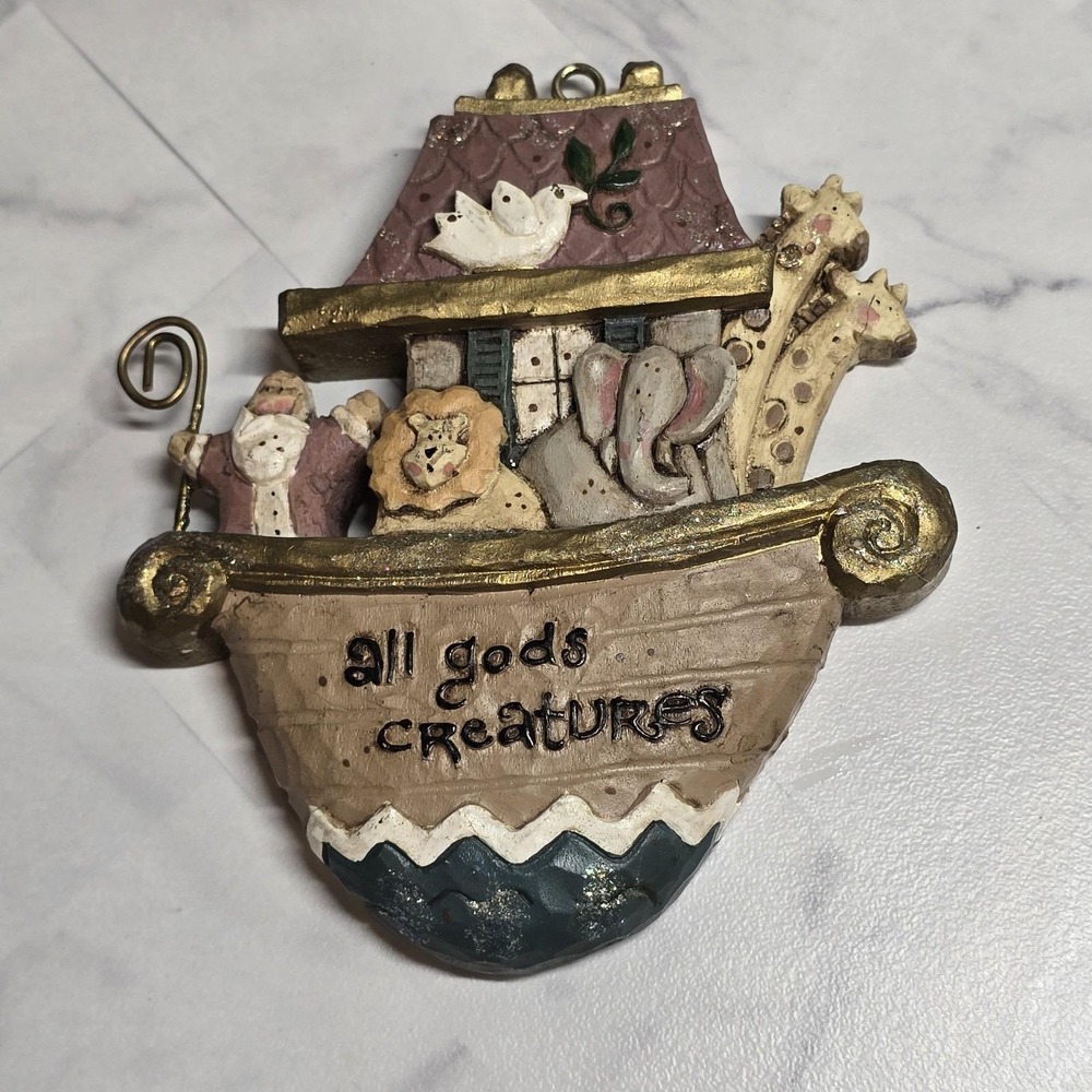 All‎ God's Creatures Noah's Ark Christmas Ornament Religious Decor Joan Baker